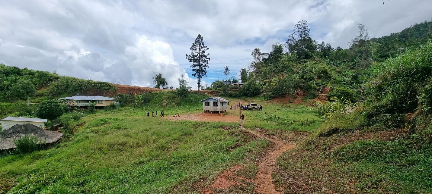 Several rural buildings.